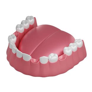 Нет нескольких зубов